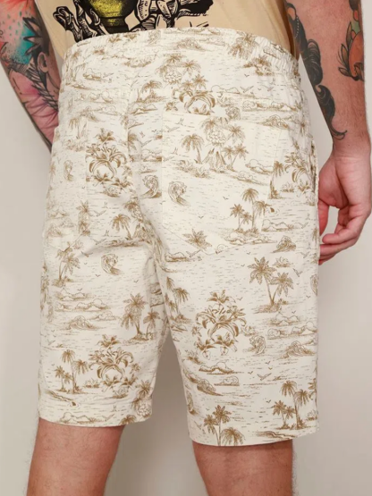 Hawaiian Coconut Tree Beach Shorts