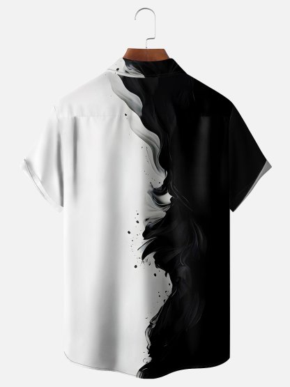 Moisture-wicking Easter Christian Cross Chest Pocket Casual Shirt