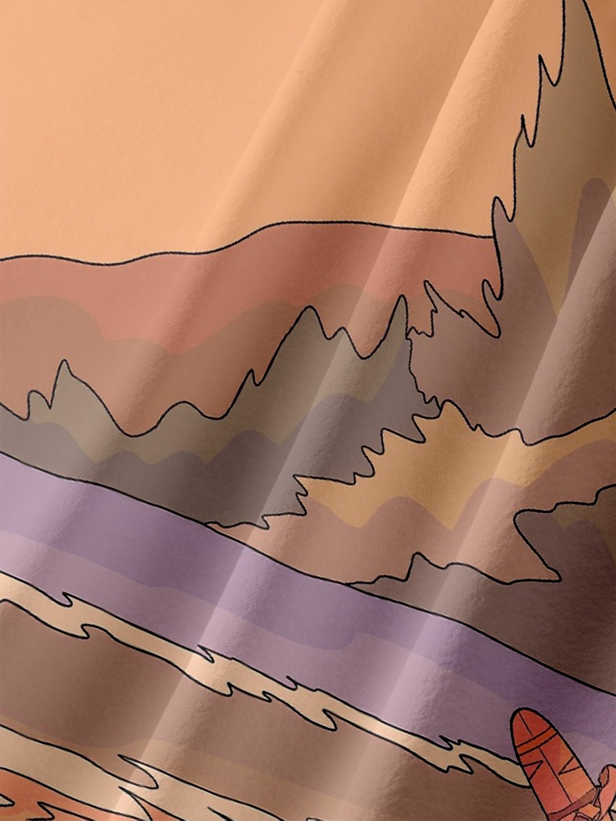 x Stephen Wade Moisture Wicking Seaside Coconut Tree Chest Pocket Hawaiian Shirt