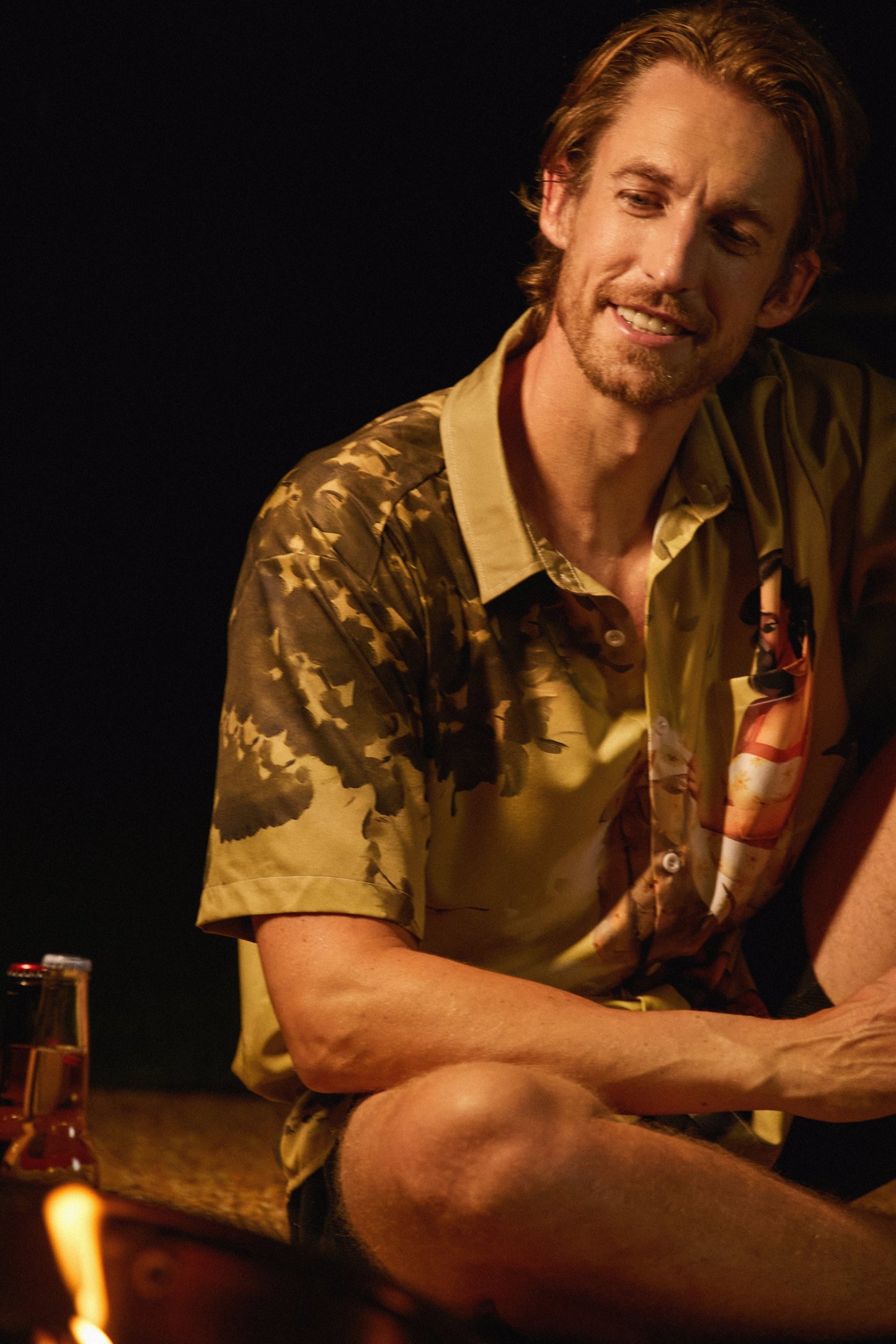 Retro Beauty Chest Pocket Short Sleeve Hawaiian Shirt