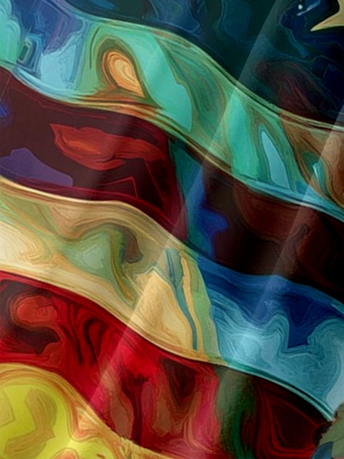 Moisture-wicking American Independence Day Memorial Day Sunflower Chest Pocket Casual Shirt