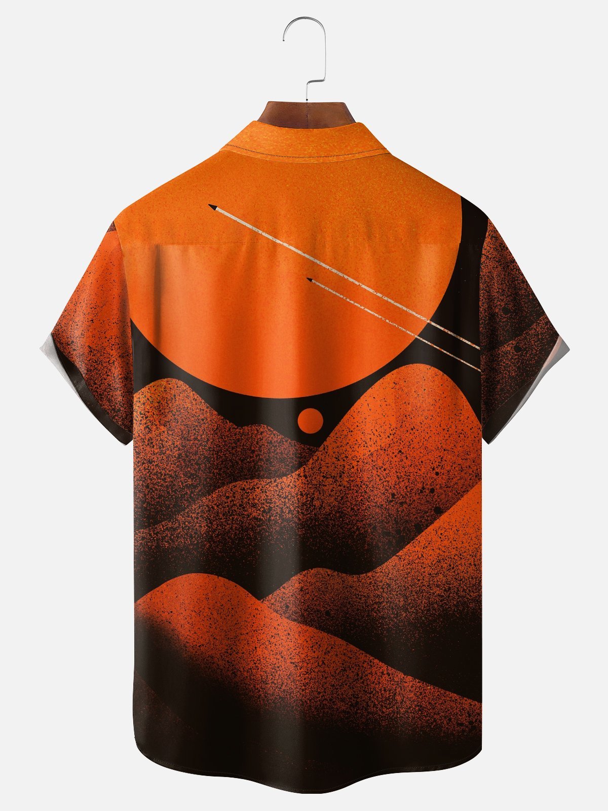 x Stephen Wade Moisture Wicking Abstract Art Geometric Chest Pocket Hawaiian Shirt