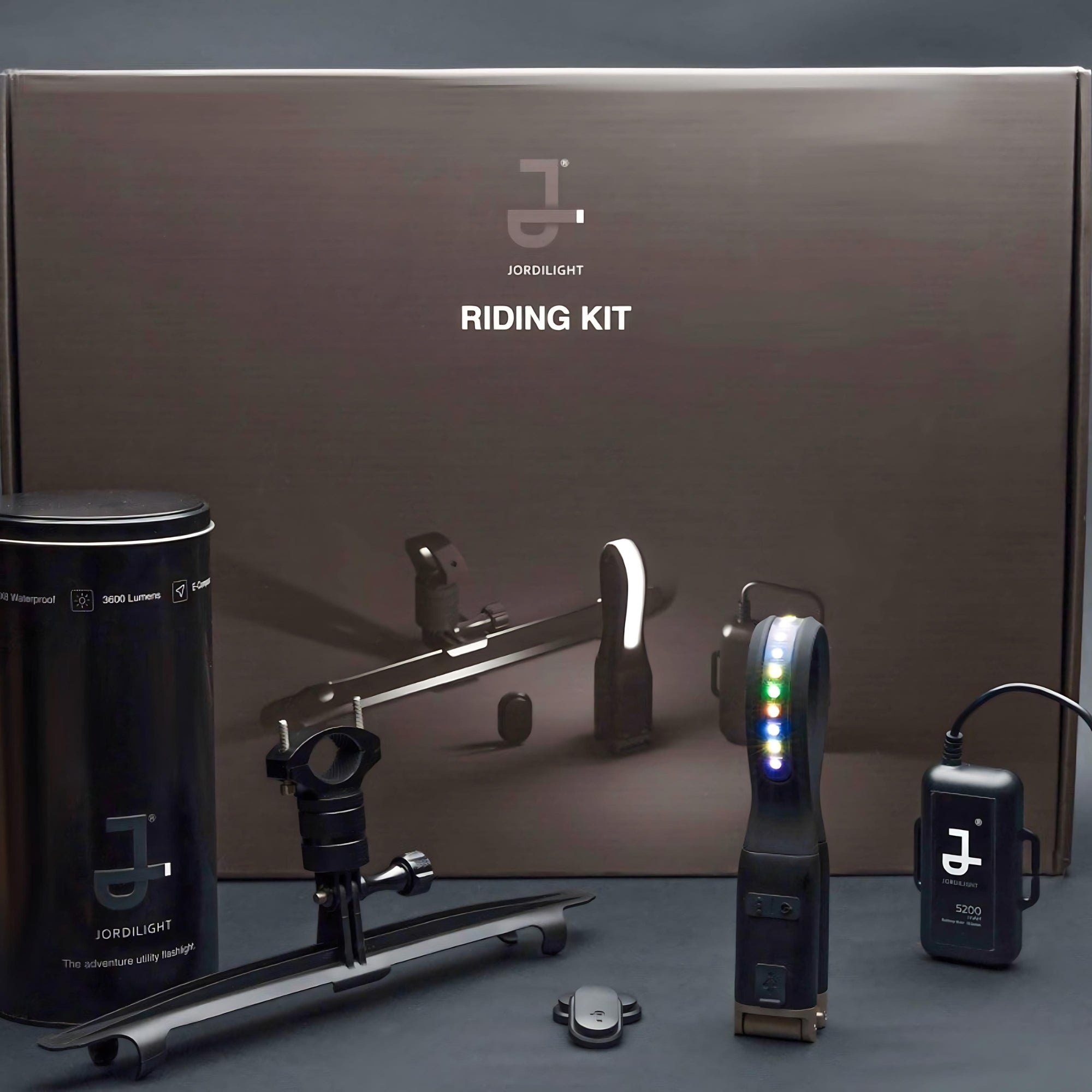 JordiLight Riding Kit with included accessories