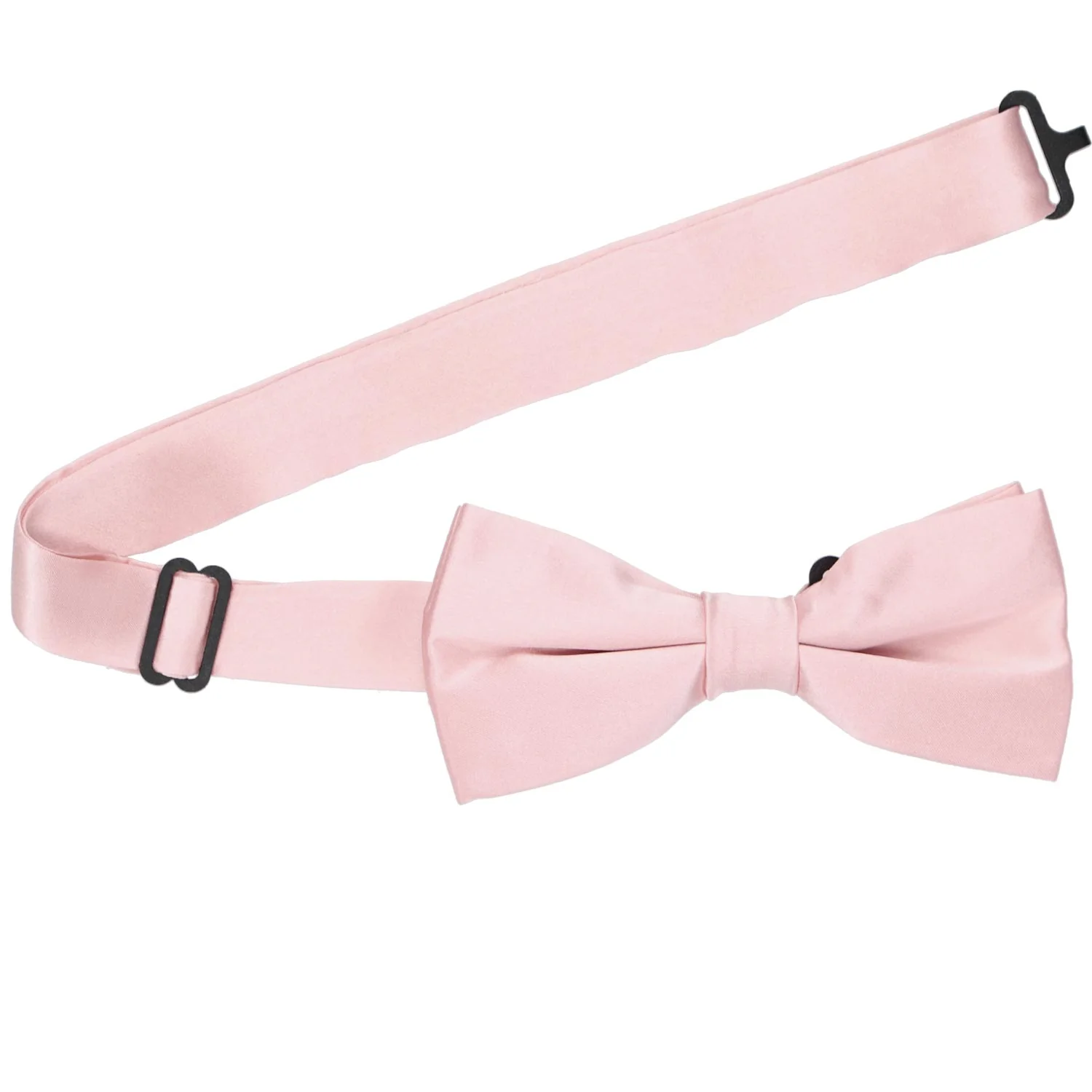 Natbeck Pastel Pink Smooth Silk Elegant Bow Tie