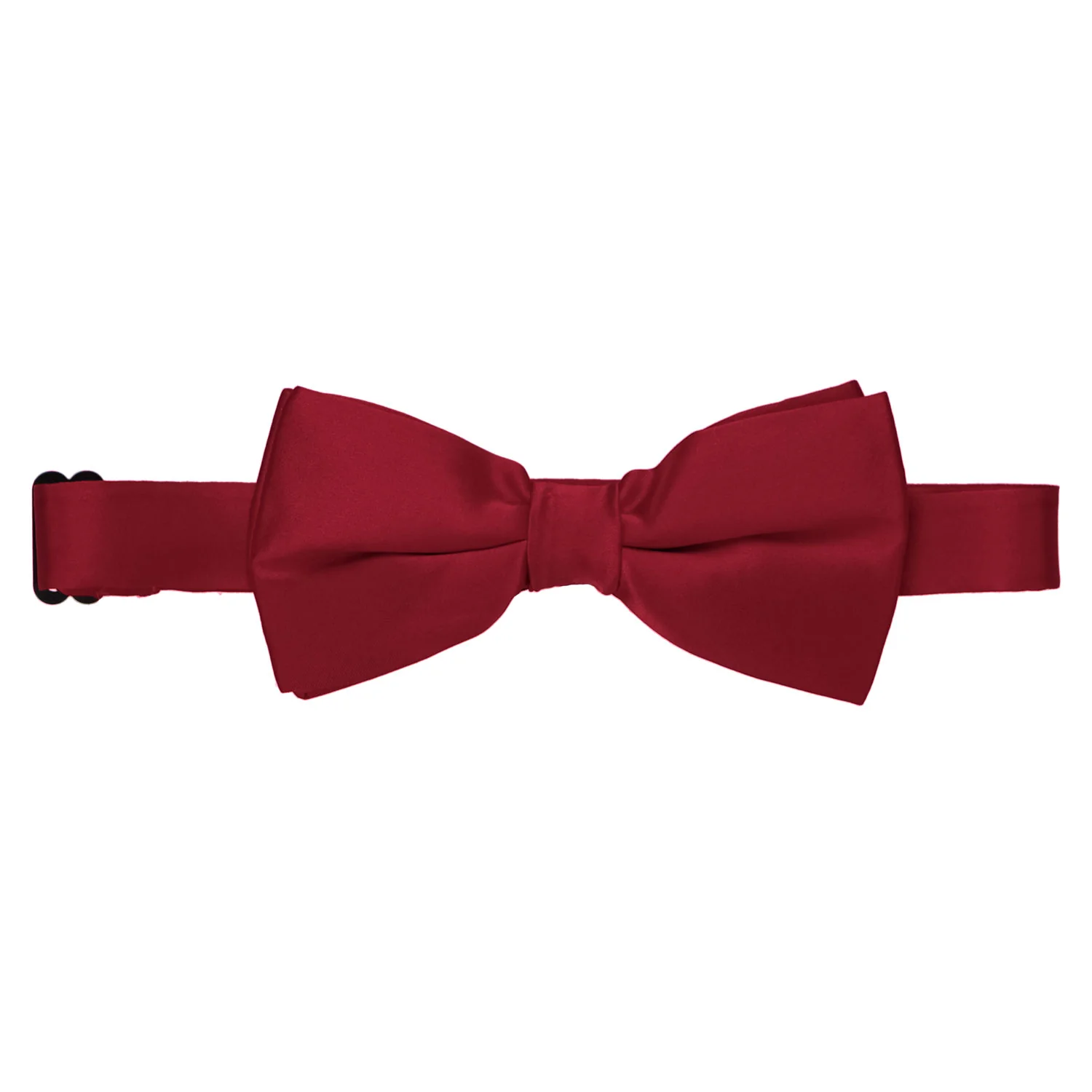 Natbeck Elegant Burgundy Silk Bow Tie For Formal Events