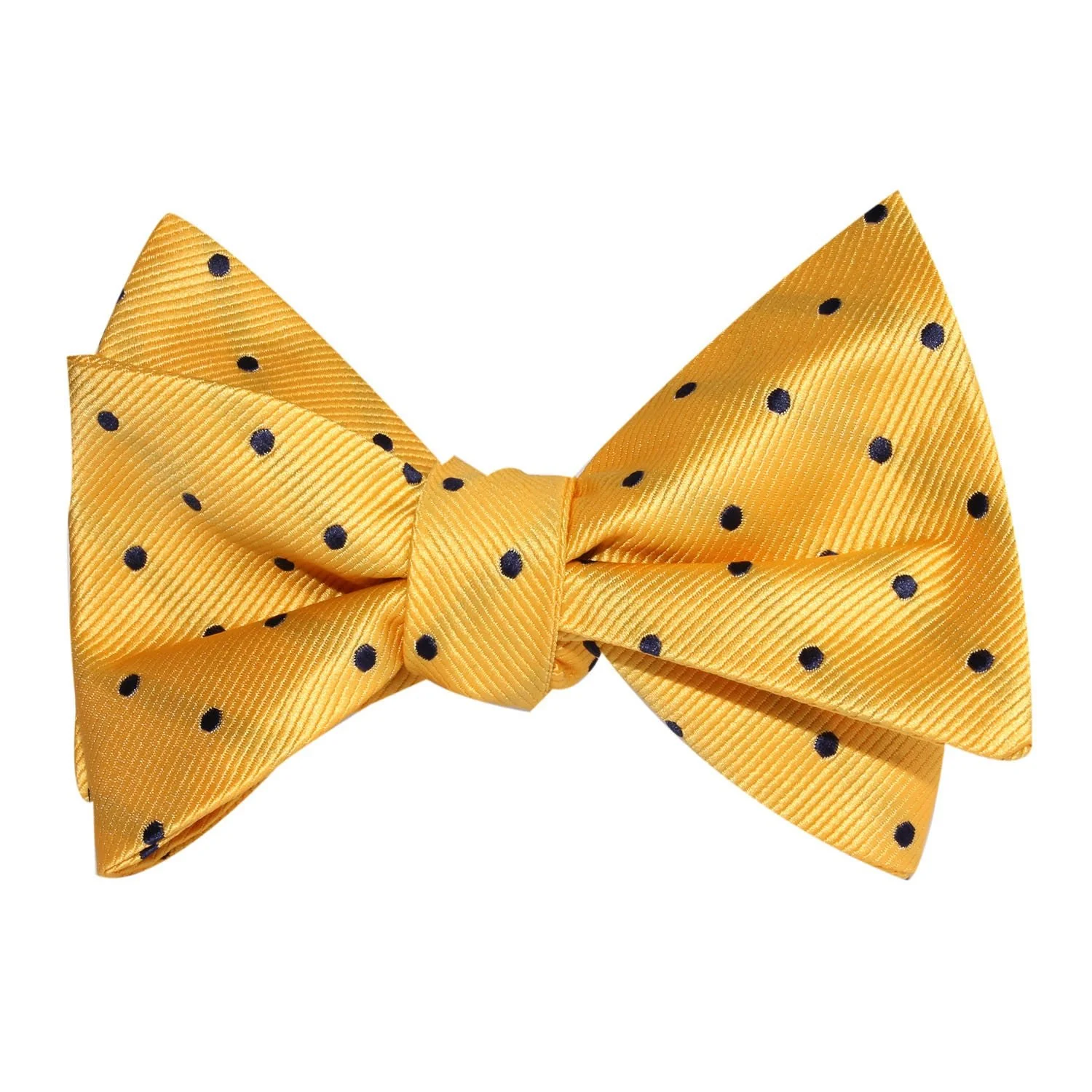 Natbeck Polka Dot Bow Tie Untied in Yellow