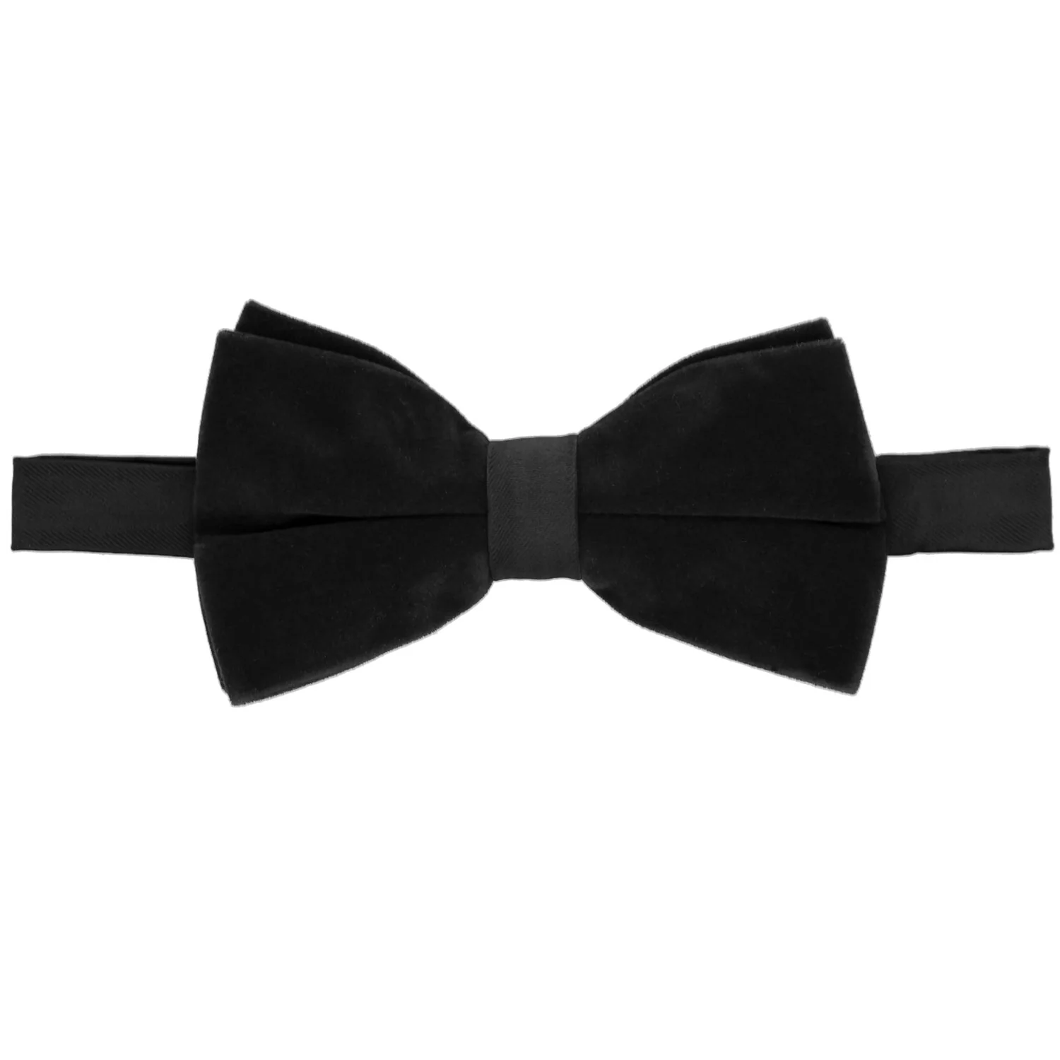 Natbeck Luxurious Black Velvet Bow Tie For Special Events