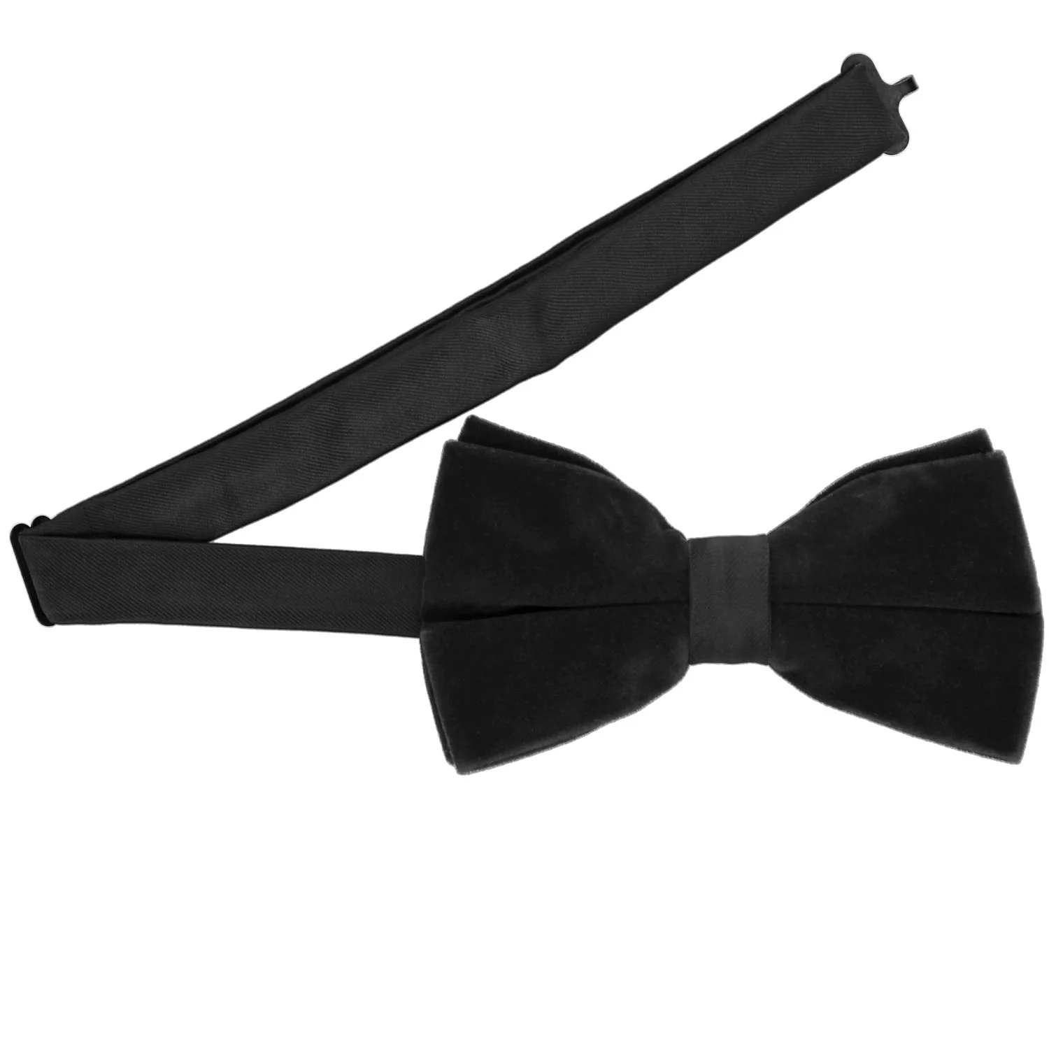 Natbeck Luxurious Black Velvet Bow Tie For Special Events