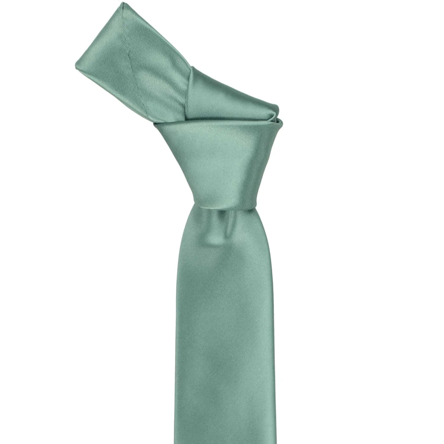 Natbeck Slim Fit Necktie Eucalyptus