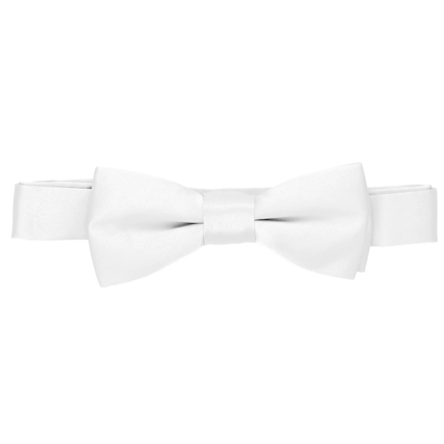 Natbeck Boys White Bow Tie For Formal Events