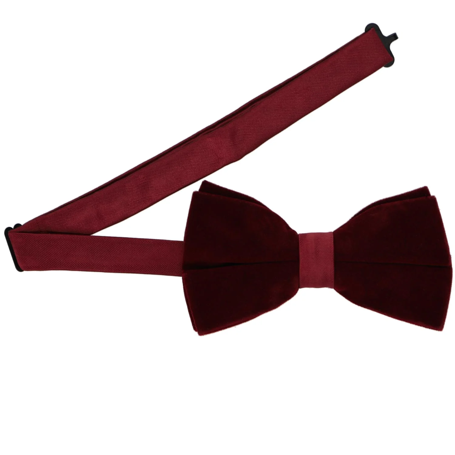 Natbeck Velvet Bow Tie Rich Burgundy