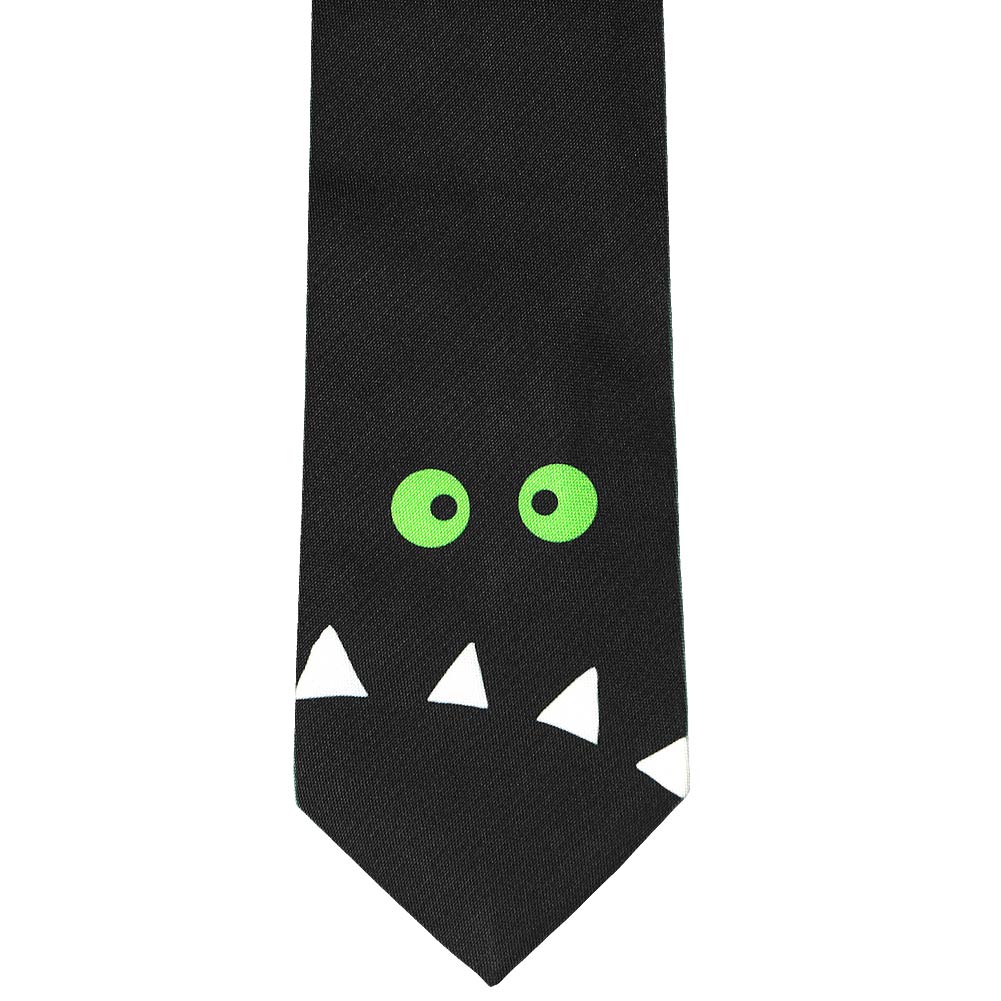 Natbeck Monster print novelty necktie for kids multicolor