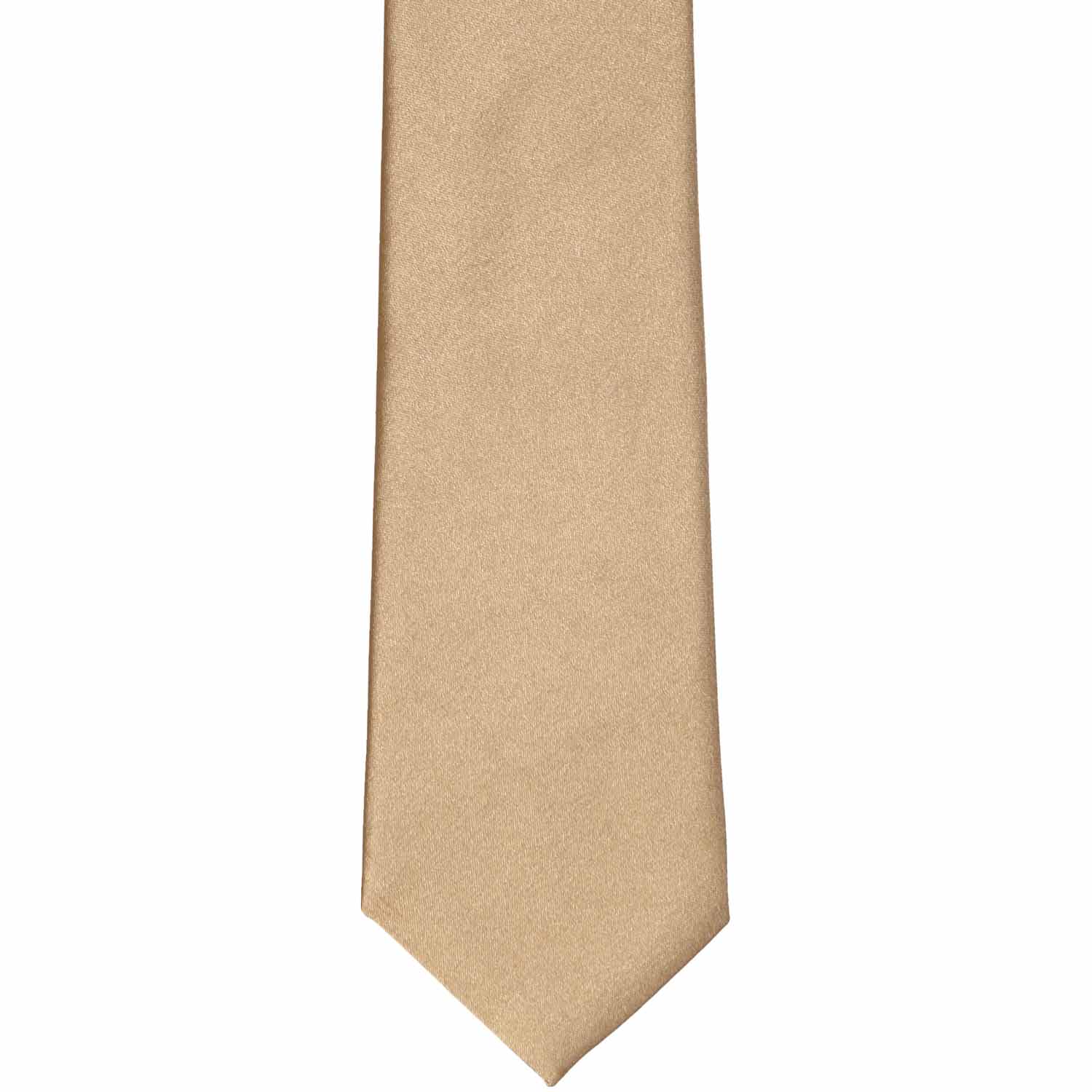 Natbeck Boys Bronze Smooth Solid Color Necktie