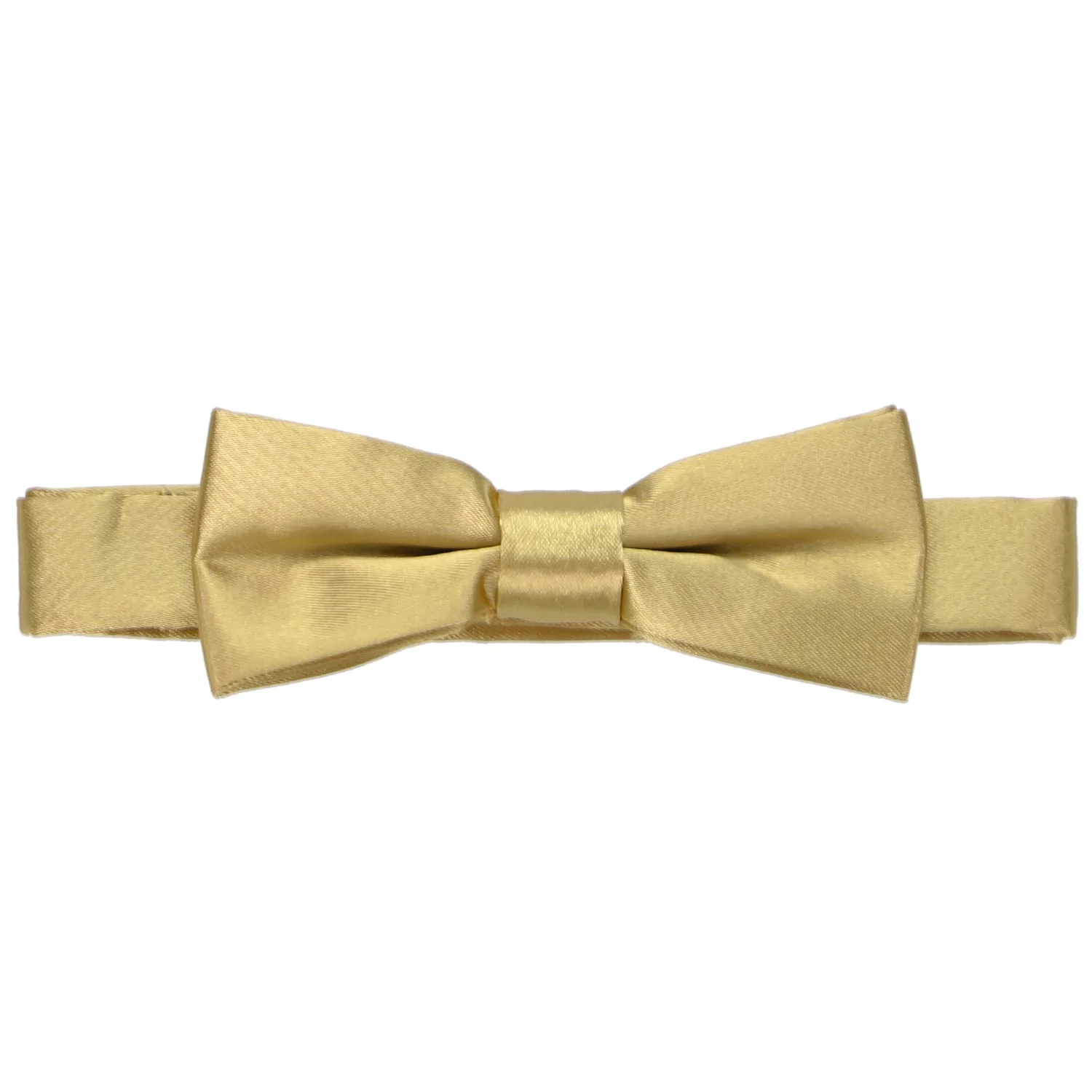 Natbeck Boys Pale Gold Bow Tie For Special Events