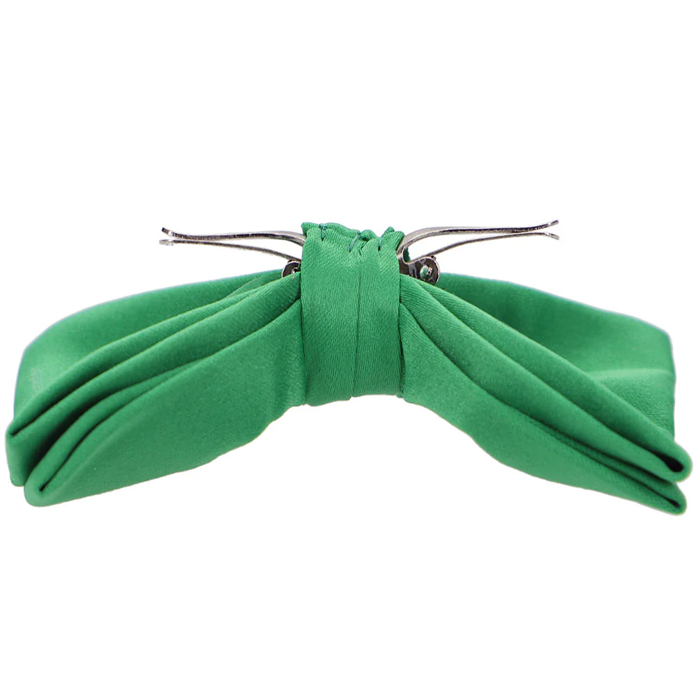 Natbeck Clip-On Bow Tie Emerald Green