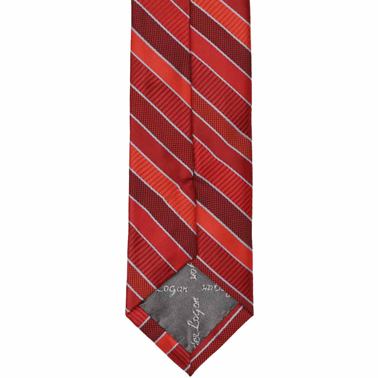 Natbeck Boys Striped Necktie Classic Red