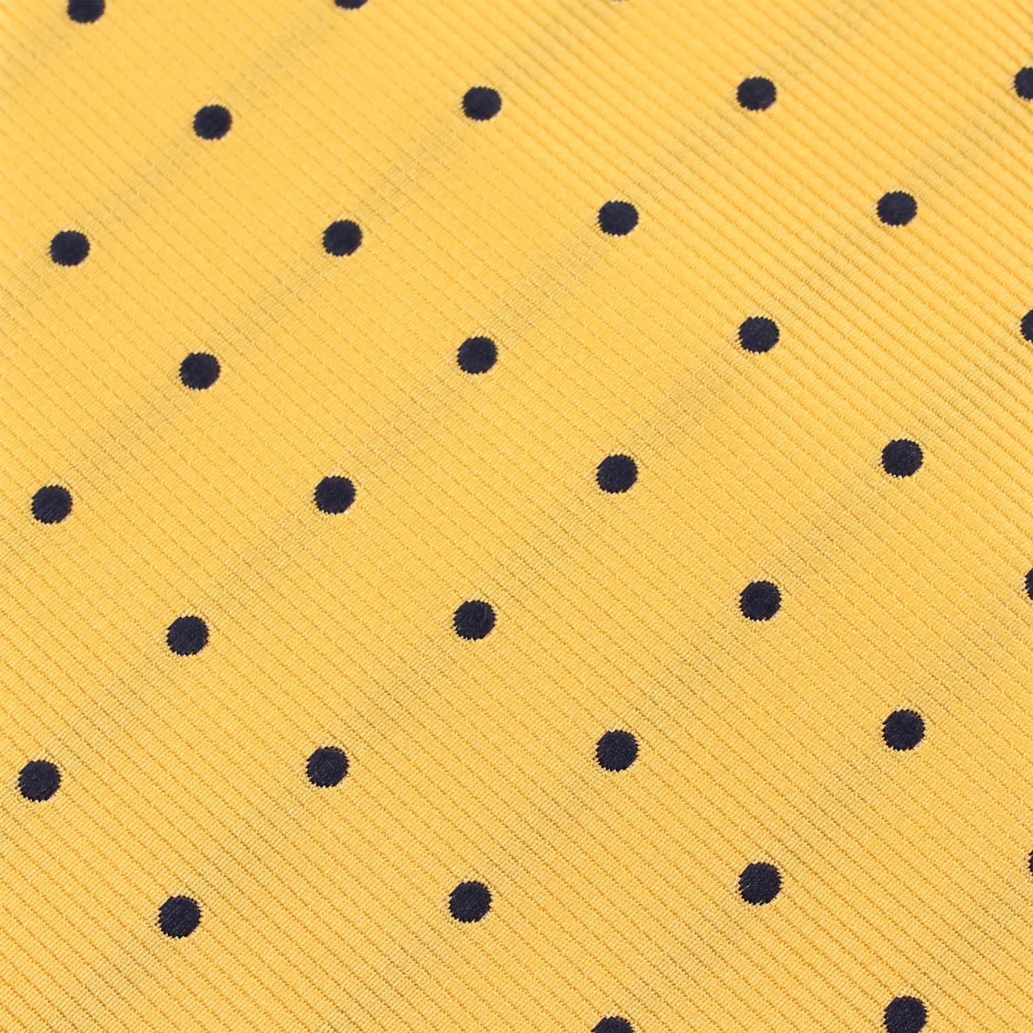Natbeck Pocket Square Polkadot Yellow Bright Accent