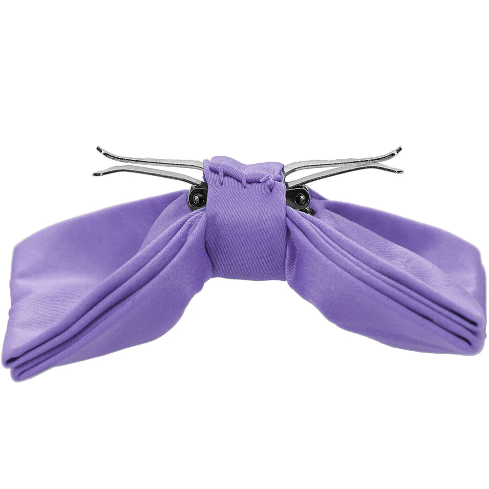 Natbeck Clip-On Bow Tie Light Purple