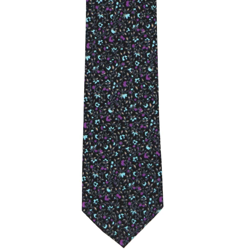 Natbeck Atascadero Floral Cotton Slim Elegant Necktie