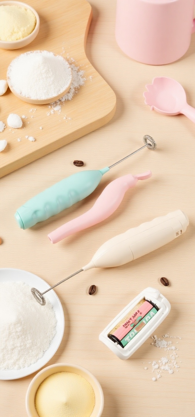 Small electric mixer for home baking enthusiasts