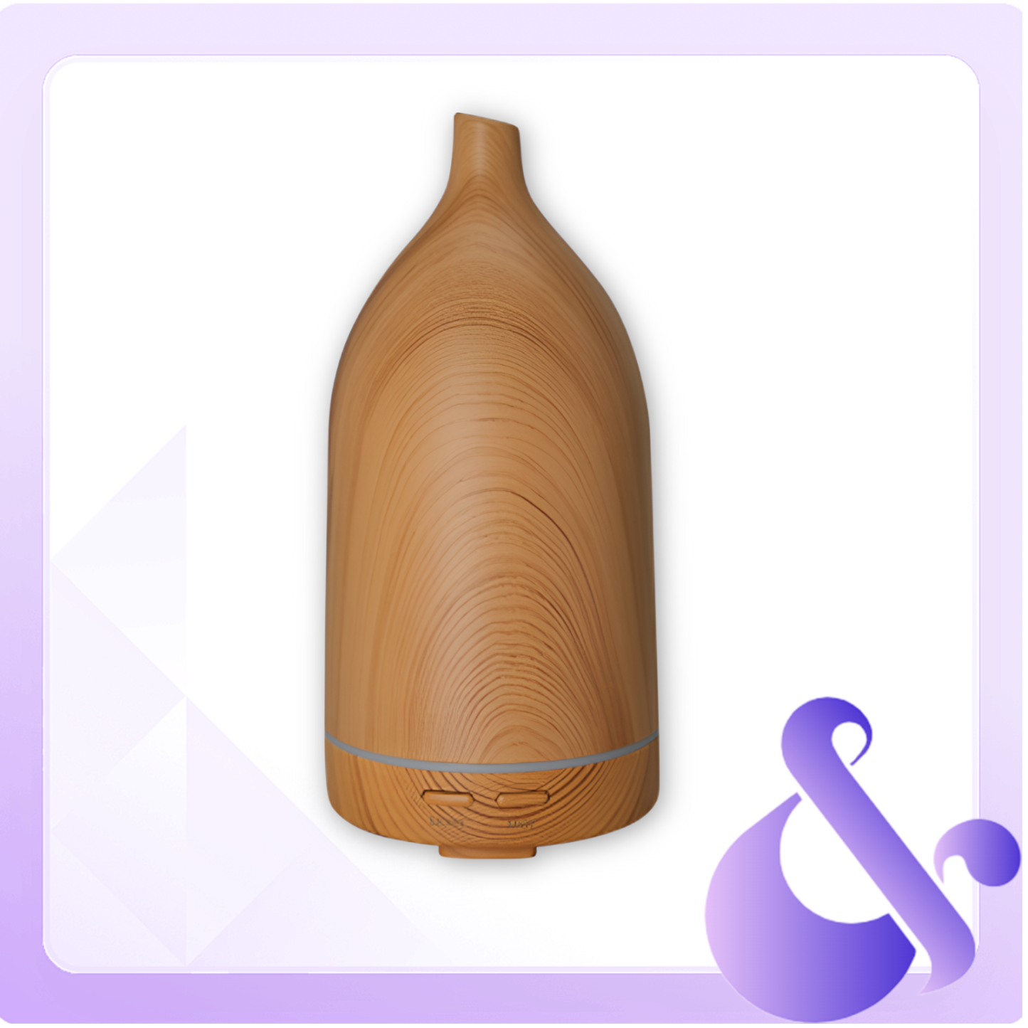  Ultrasonic Large Capacity Bedroom Humidifier with Aromatherapy and Atmosphere Light