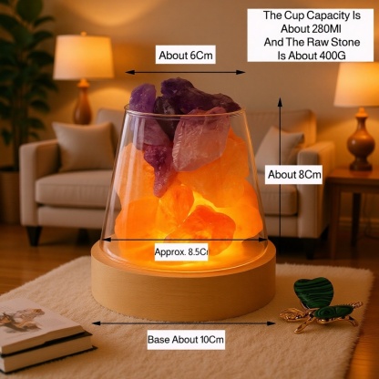  Indoor Diffuser Aroma Stone with Crystal Night Light
