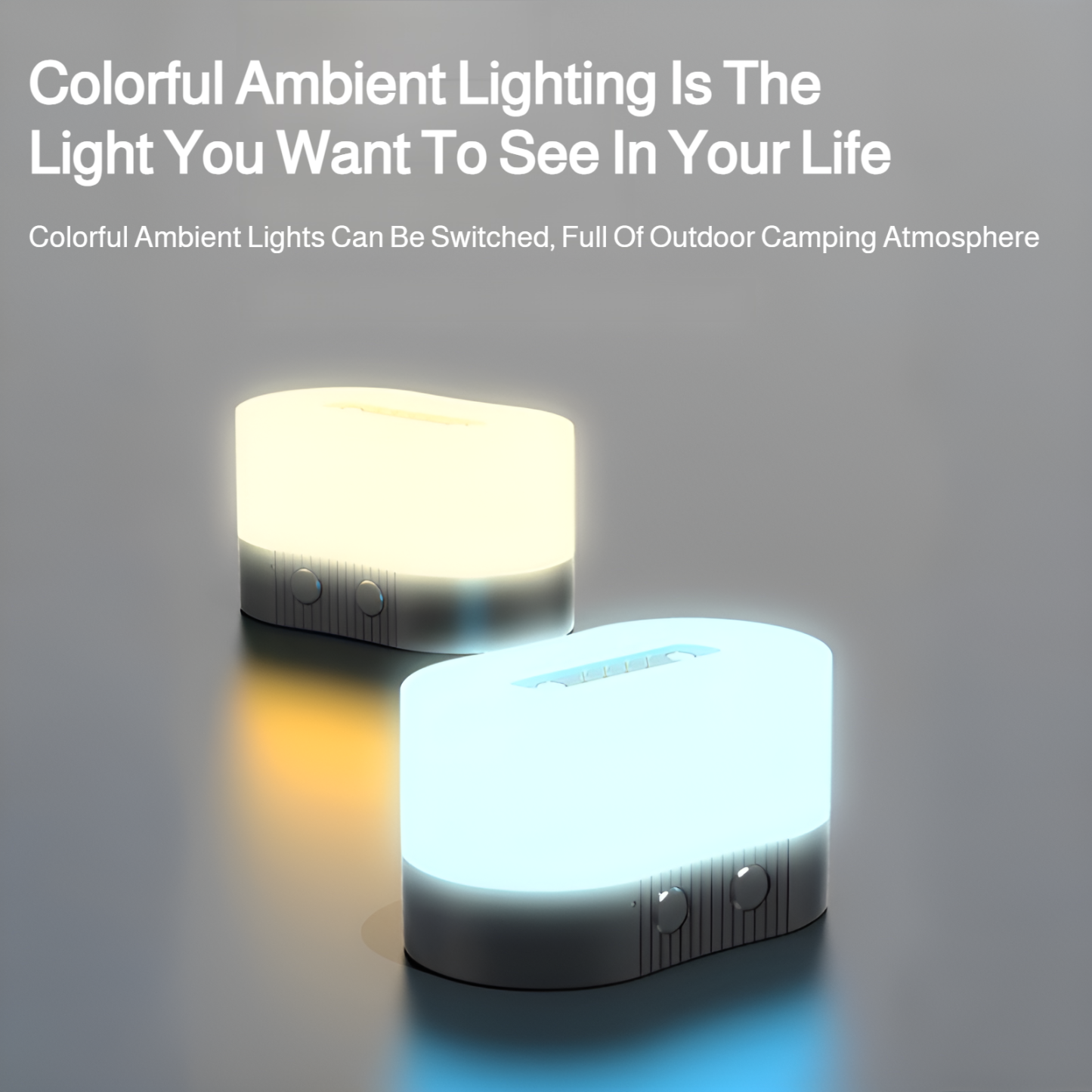 Portable Rechargeable Camping Lantern, 2025 Outdoor Multifunctional Tent Light for Hiking