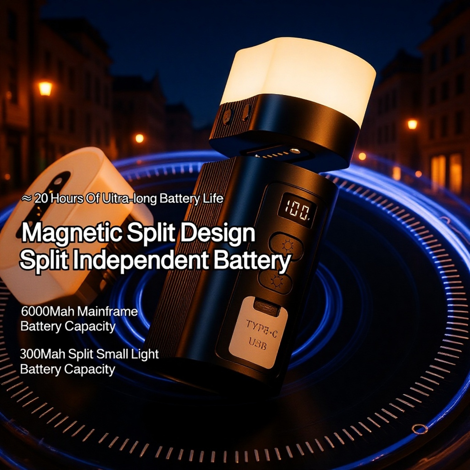 Bright LED Camping Lantern with Long Battery Life