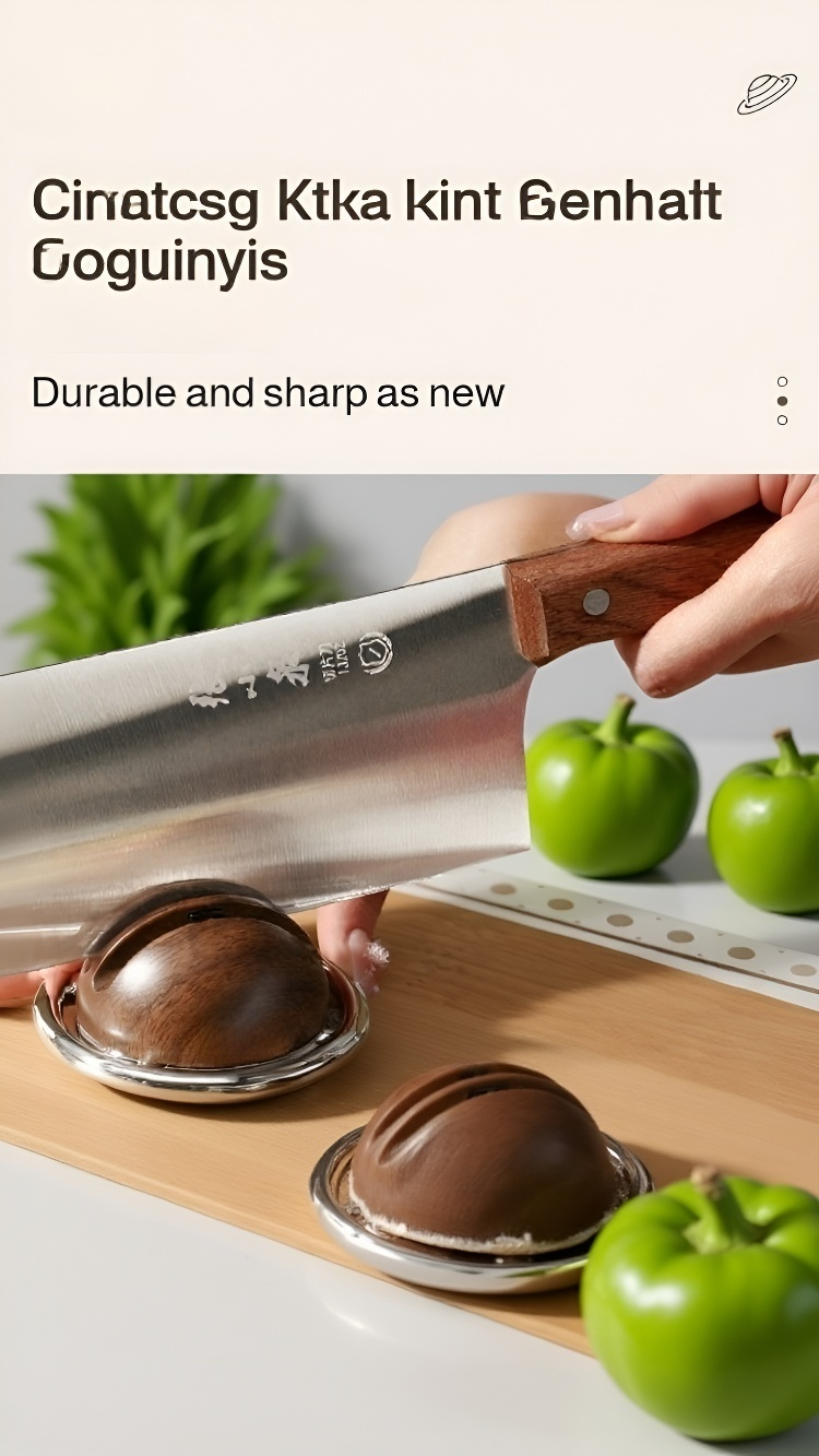 Ergonomic design of suction base knife sharpener