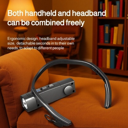 Ultra-Light Sensor Headband Light with Red & White Dual Modes