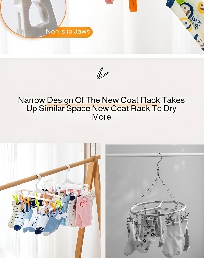 Safe formaldehyde-free underwear drying rack for home use