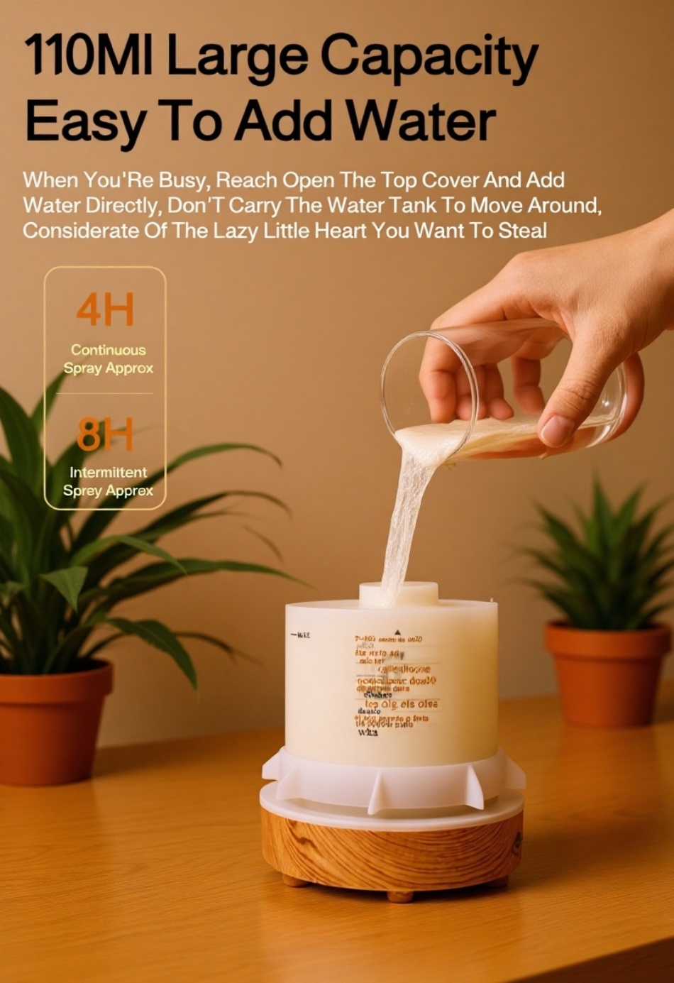 Humidifier improving air quality and comfort