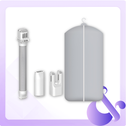 Compact Portable Clothes Dryer for Quilts & Shoes, Space-Saving Design