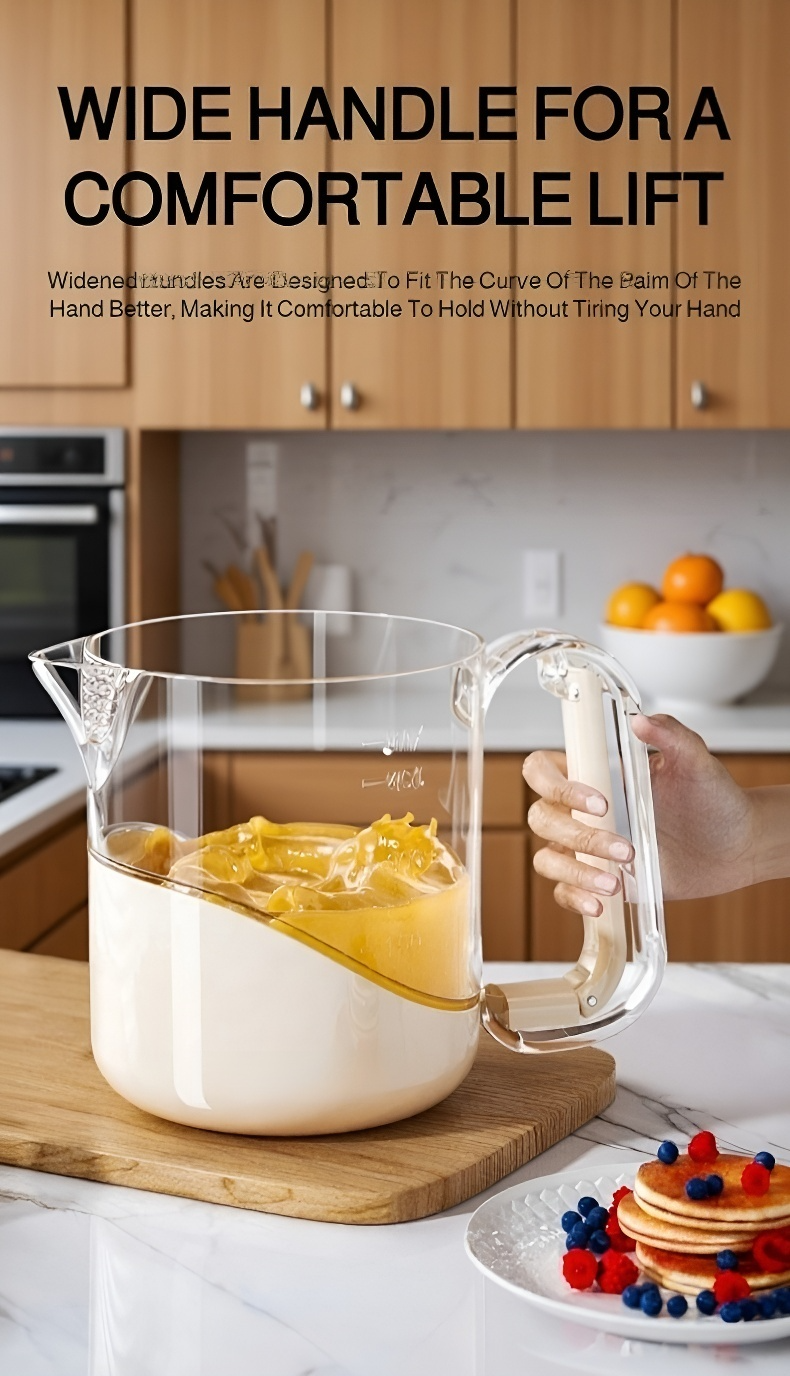 Durable stainless steel pasta whisk in use