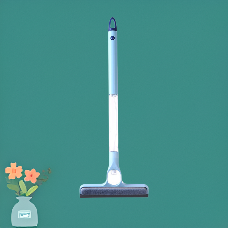 Čistič oken se sprejem a stěrkou, multifunkční sada na čištění zrcadel