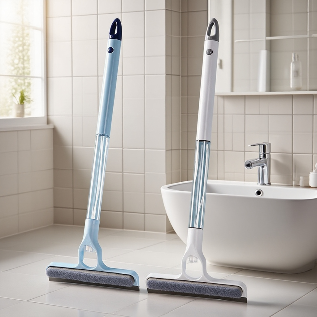 Čistič oken se sprejem a stěrkou, multifunkční sada na čištění zrcadel