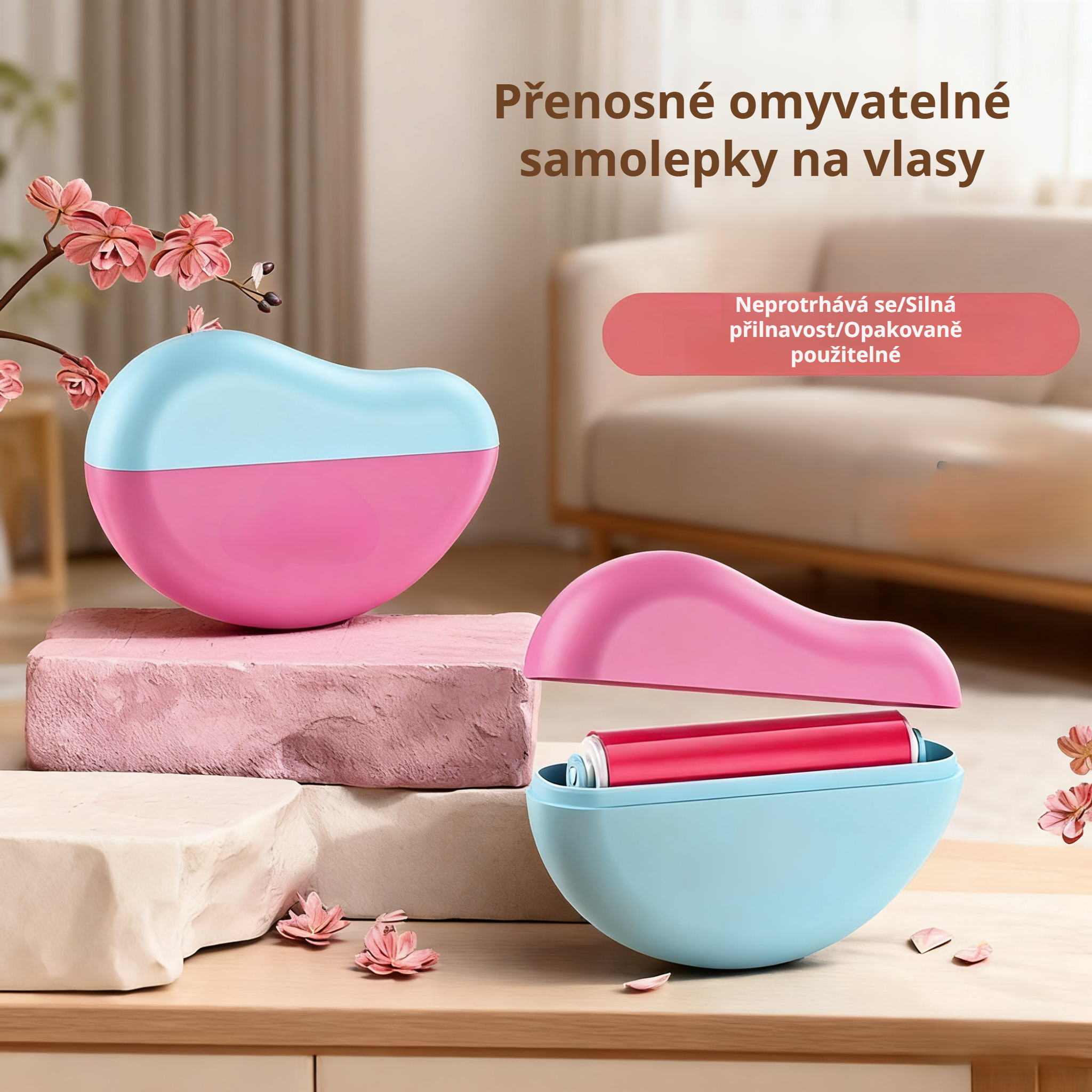 Lepivý odstraňovač chlupů pro domácnost – snadné čištění