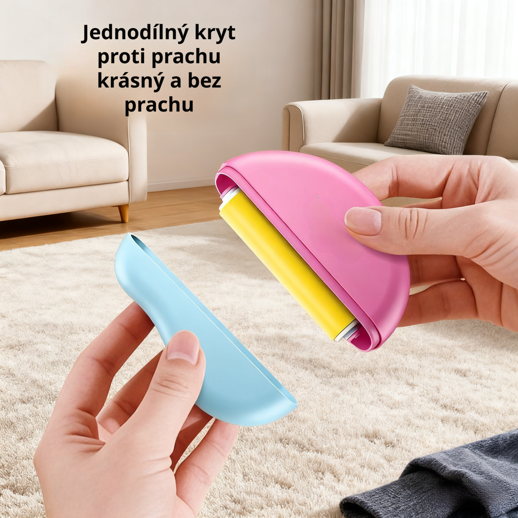 Lepivý odstraňovač chlupů pro domácnost – snadné čištění