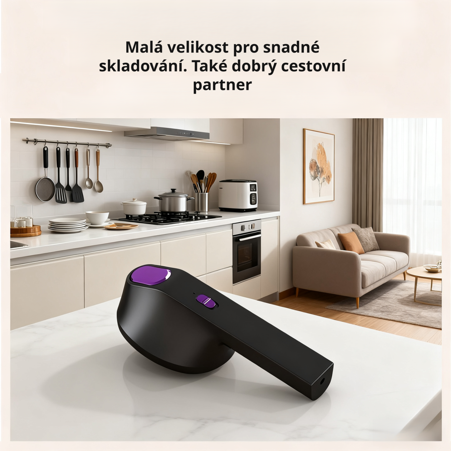 Přenosná domácí závěsná žehlička na oblečení, malá ruční žehlička