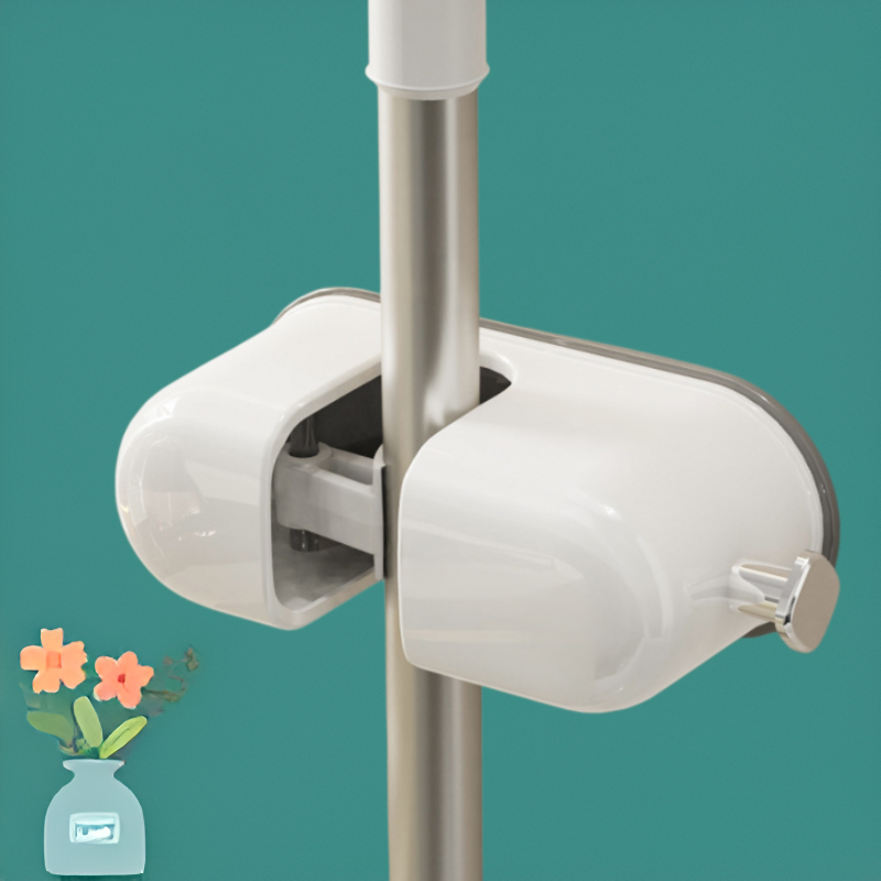 Dopaminový držák na mop s přísavkou z nerezové oceli, bez vrtání