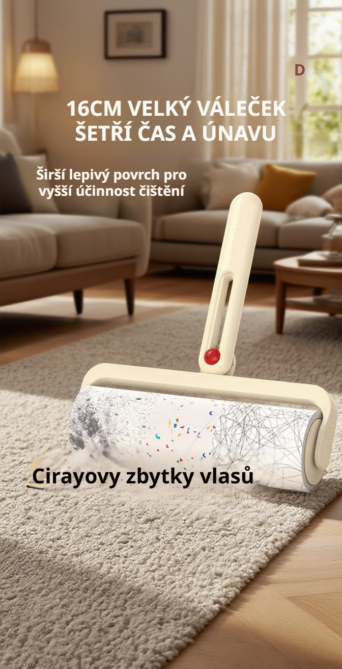 Ukázka použití lepicích samolepek na vlasy