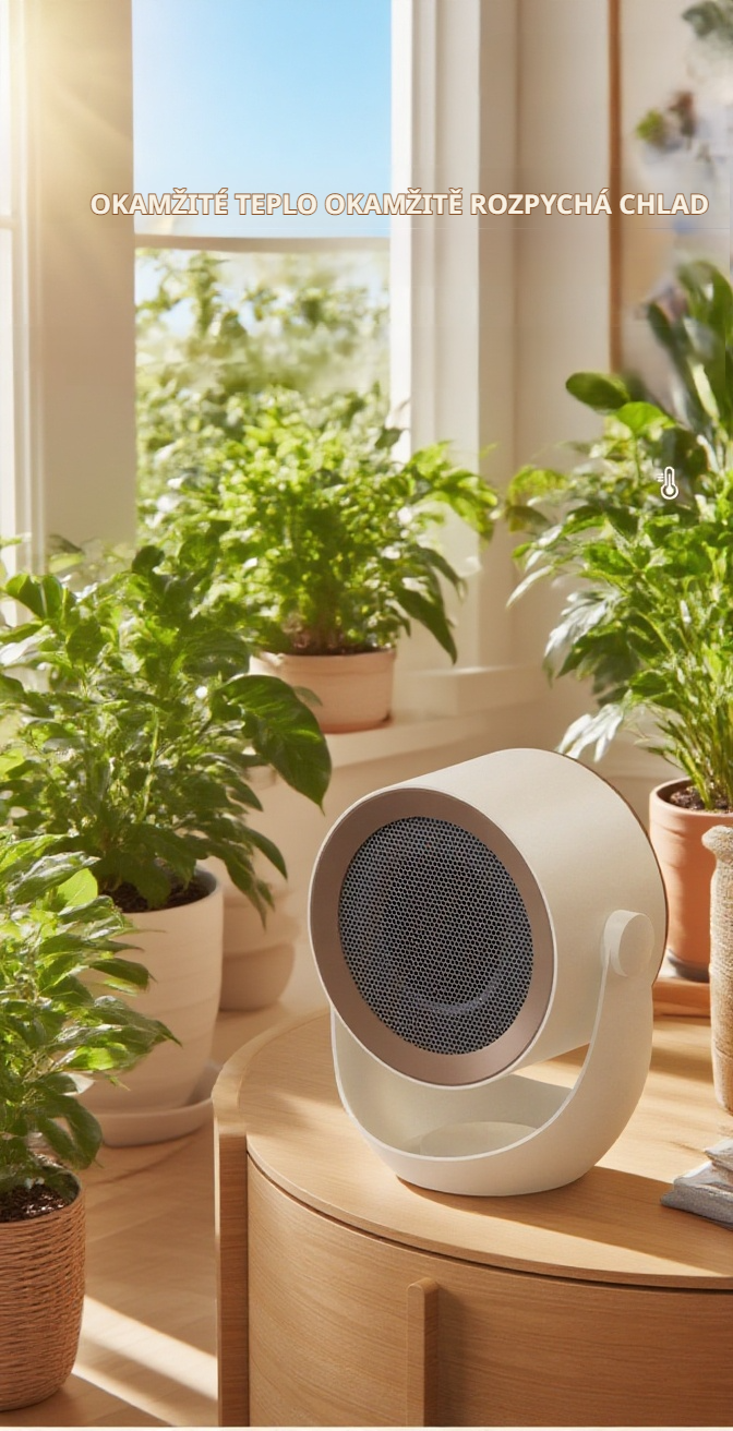Širokoúhlé vytápění místnosti s Quick Heat Warmer