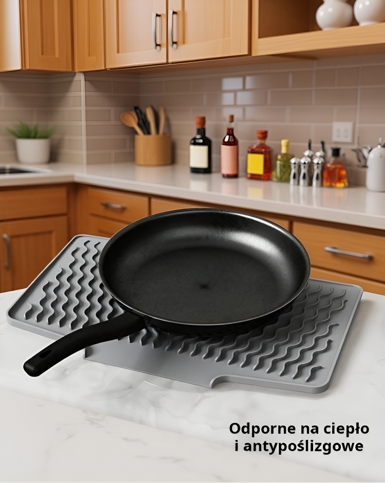 Silikonowa podkładka do suszenia naczyń