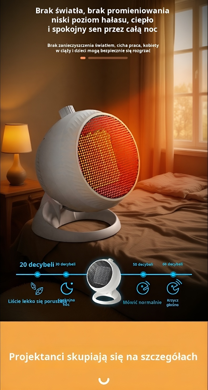 Grzejnik wentylatorowy o niskim zużyciu energii