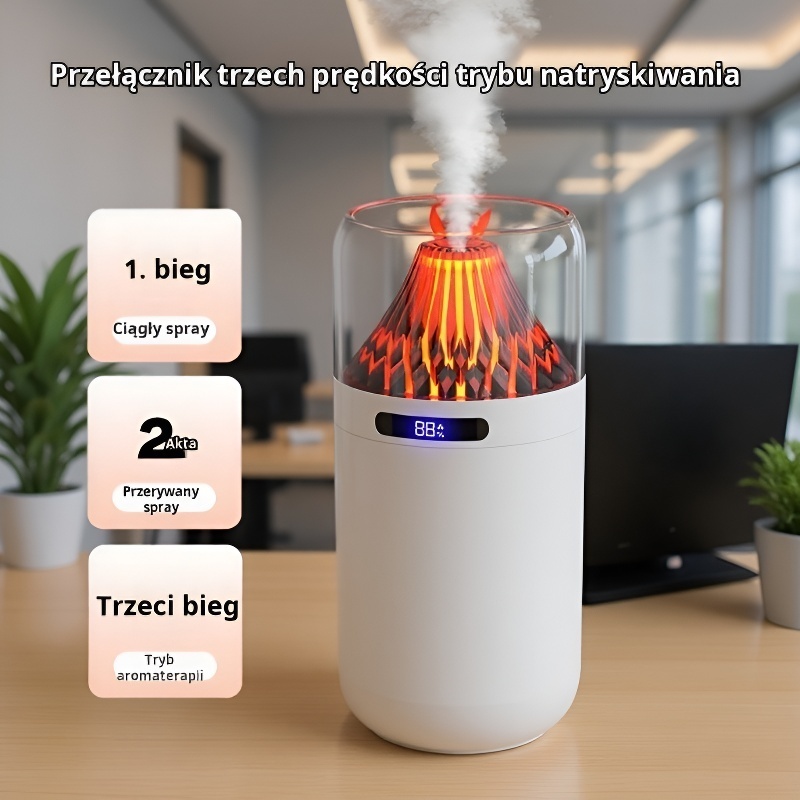 Domowy mały cichy nawilżacz powietrza