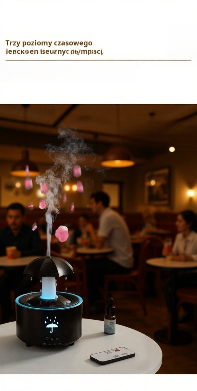 Nowoczesny nawilżacz powietrza do domu i biura
