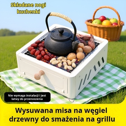 Przesuwany grill ogrodowy do użytku domowego