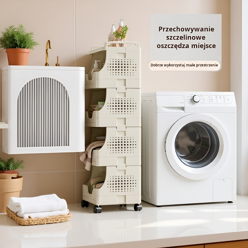 Domowy składany pojemnik na brudne ubrania