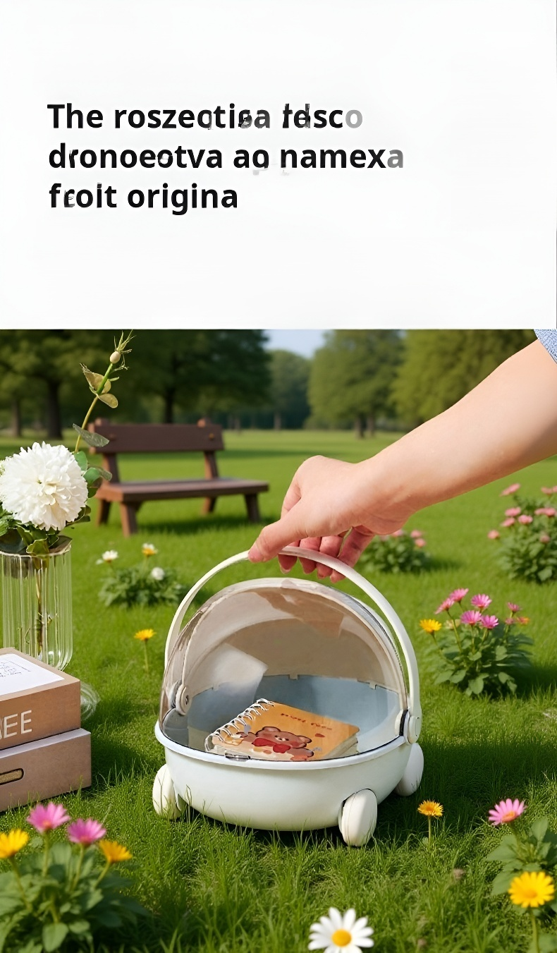 Organizer na zabawki z wygodnym uchwytem