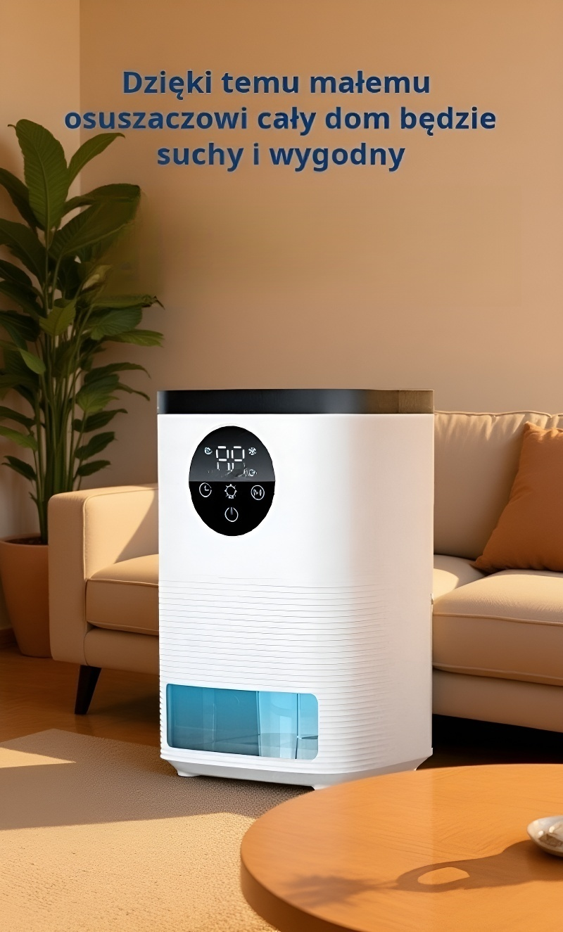 Przenośny domowy mini osuszacz powietrza na biurku